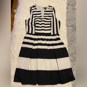 Black and White Striped Dress | 6